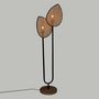 Voir la diapositive 4 : ATMOSPHERA Lampadaire en Métal  Olme  143cm Beige