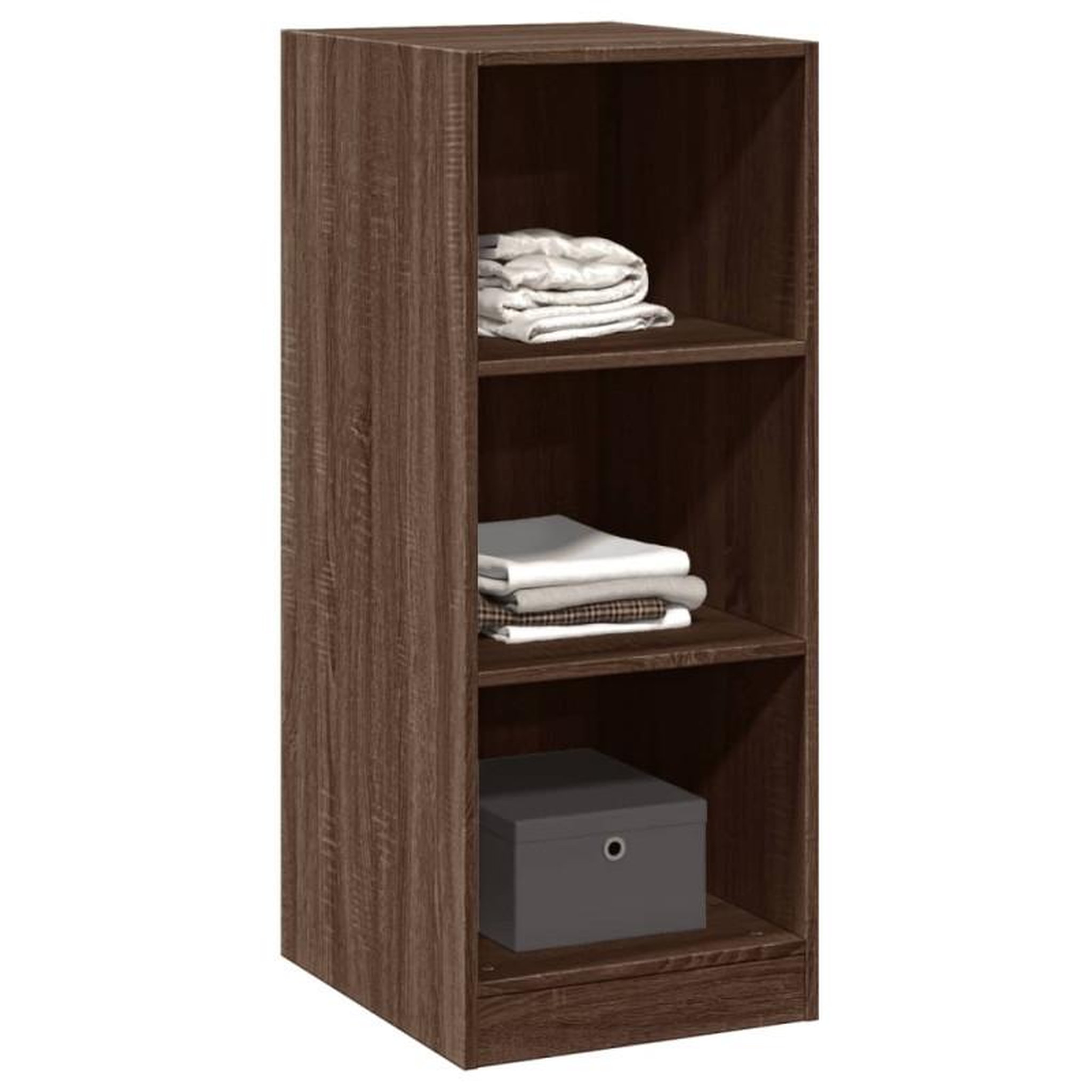Voir la diapositive 4 : VIDAXL Garde robe chêne marron 48x41x102 cm bois d ingénierie