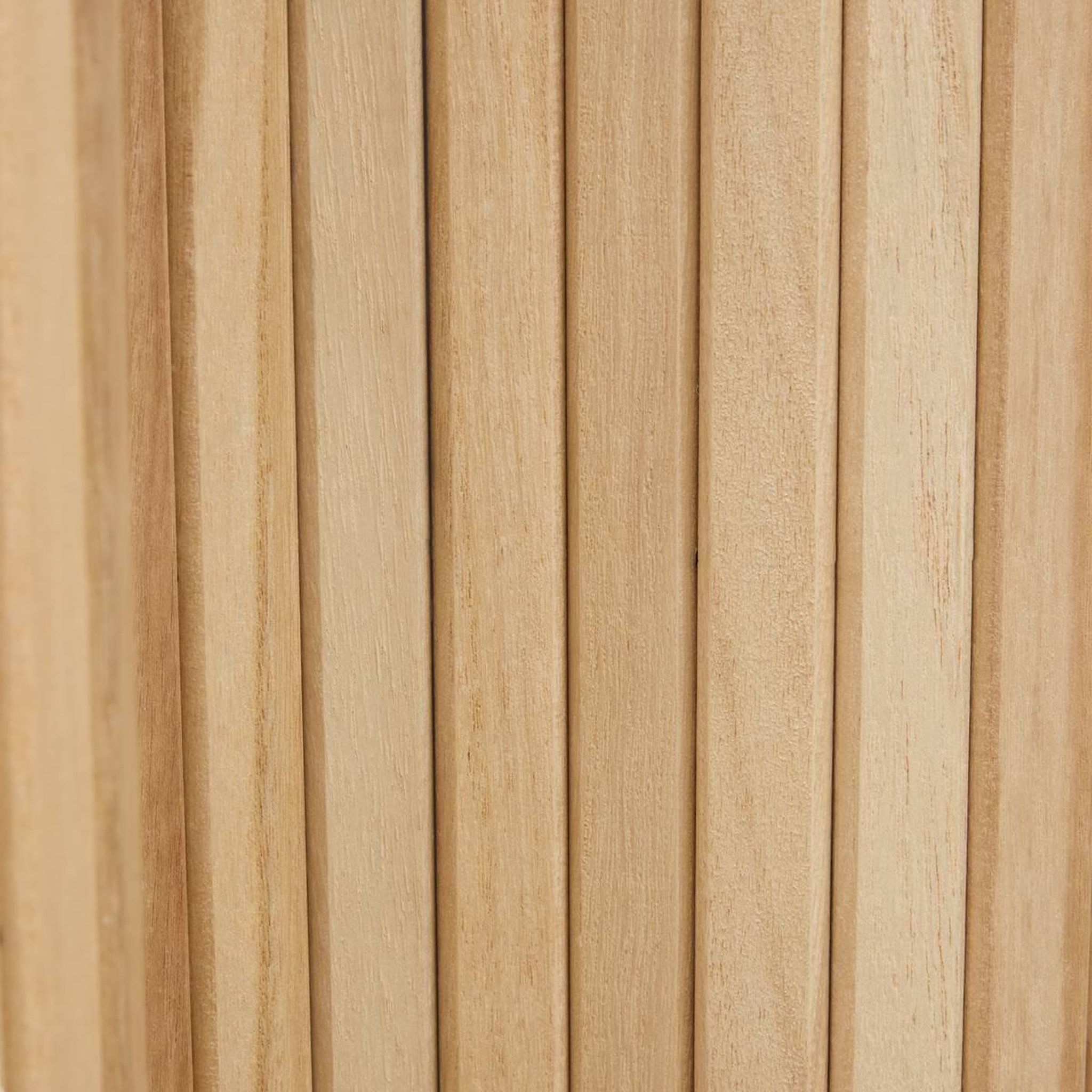 Voir la diapositive 4 : ATMOSPHERA Paravent ondulé en bois  colva  120x170cm beige