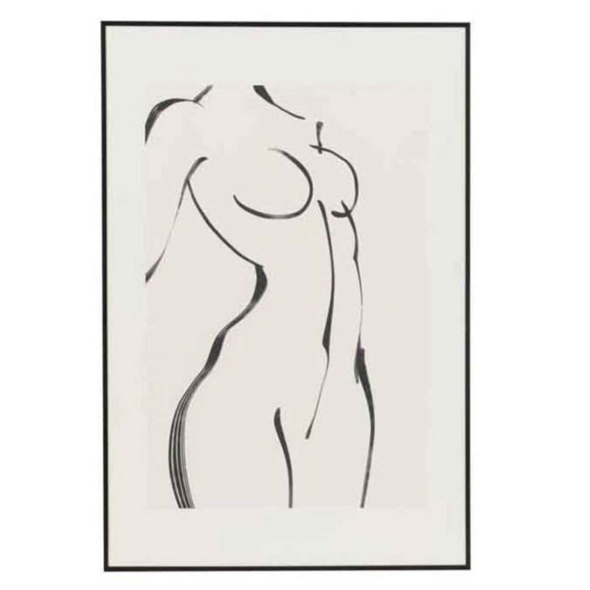 Paris Prix Cadre Photo  Femme qui Dessine  60x90cm Blanc