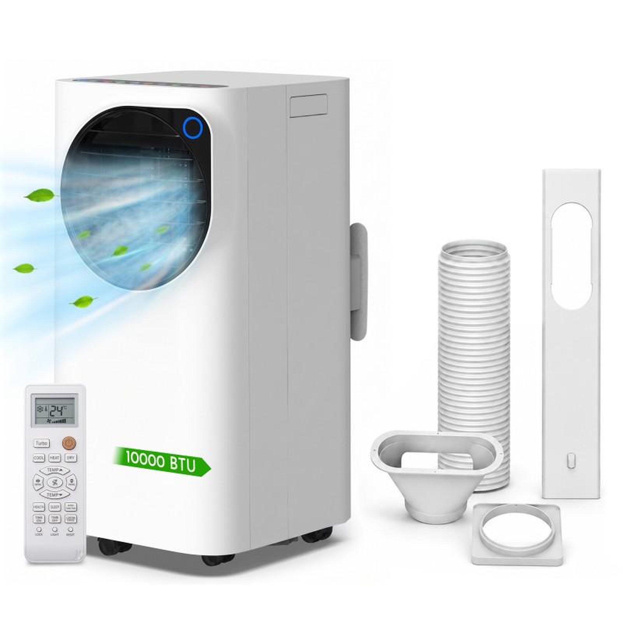 Climatiseur portable - blanc - 3 en 1 - 10000 btu - wi-fi