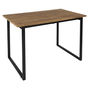 Voir la diapositive 4 : The Home Deco Factory Ensemble table à manger et 4 chaises tissu Jack