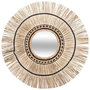 Voir la diapositive 1 : ATMOSPHERA Miroir Mural Design  Laya  60cm Naturel