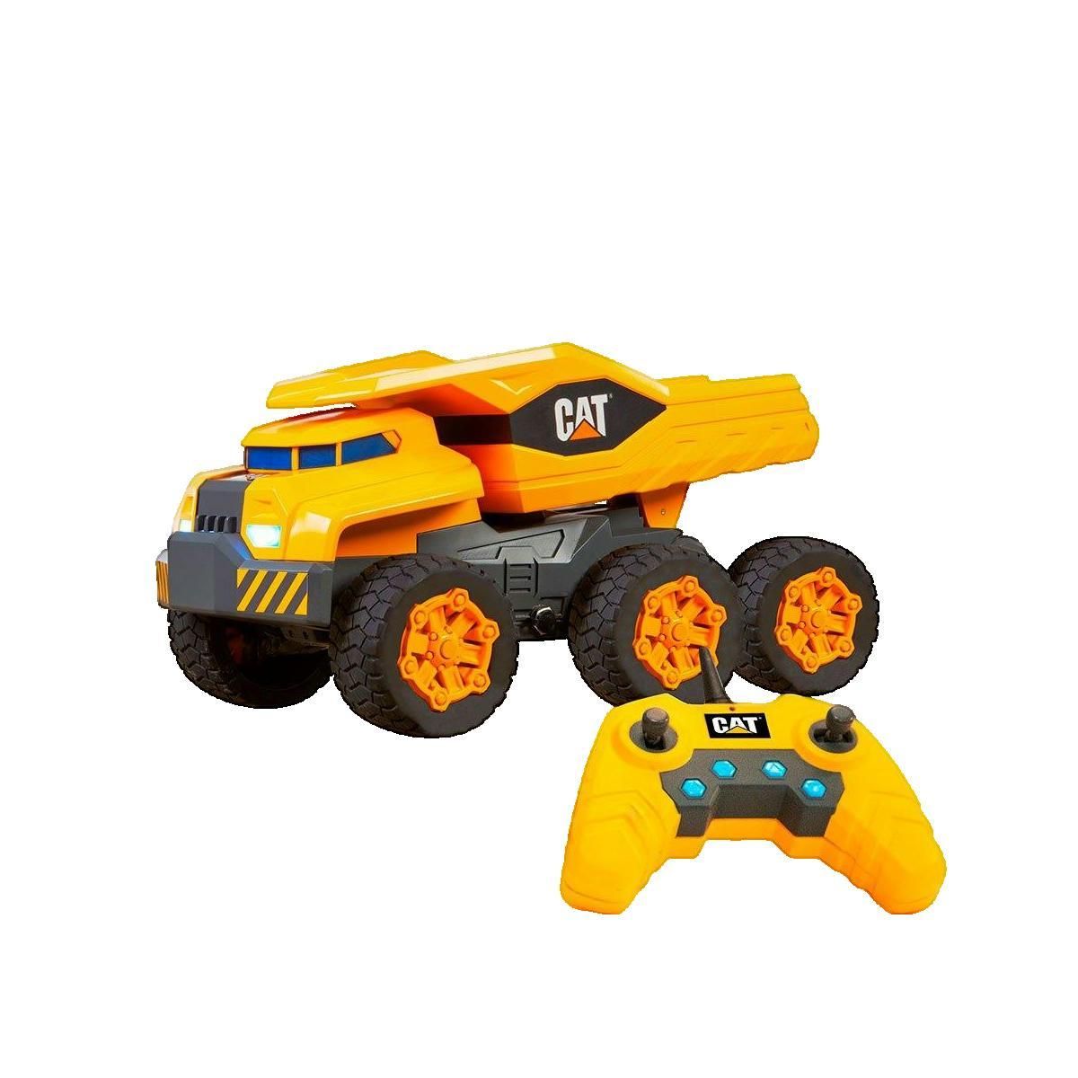 CAT Camion benne télécommandé Cat jaune