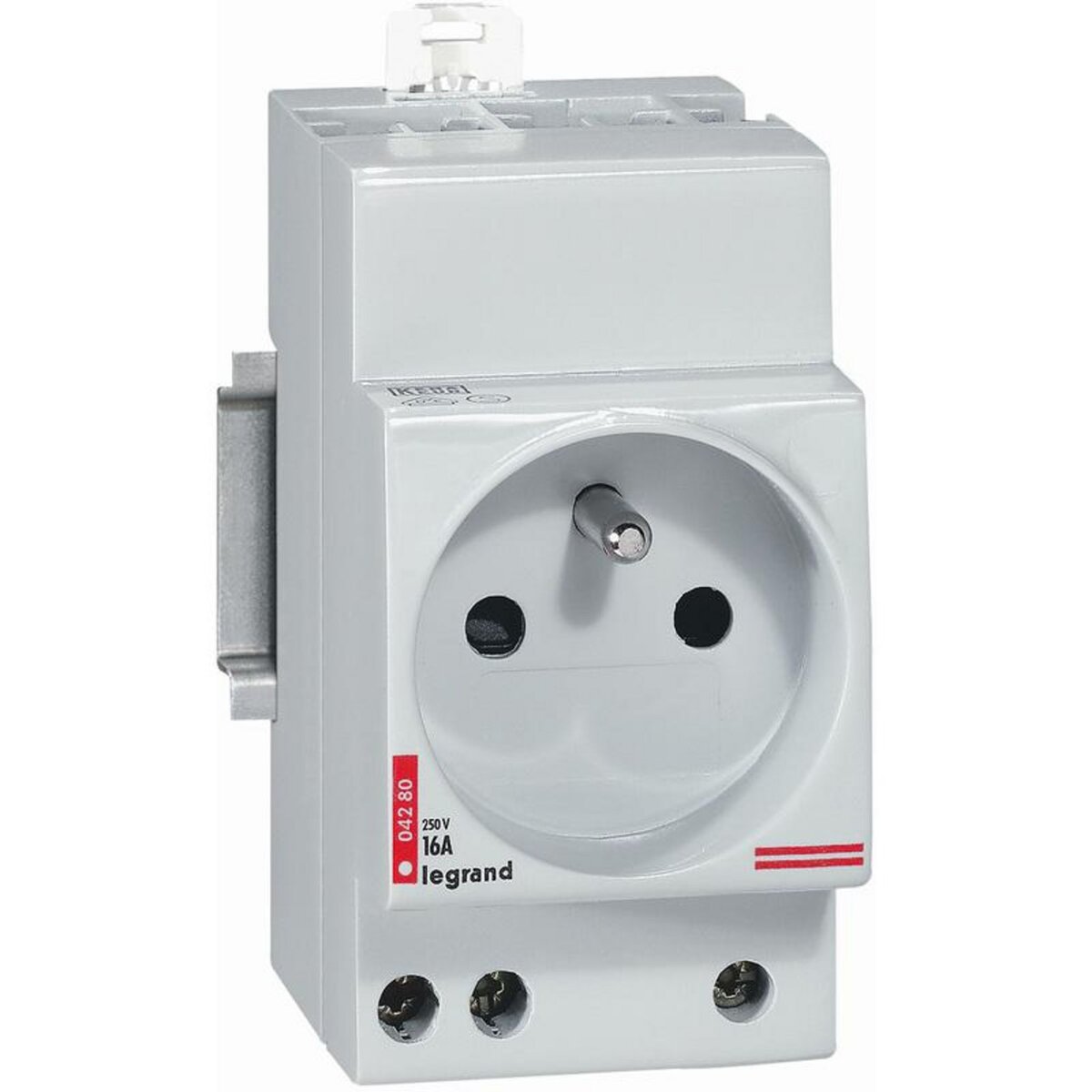 Legrand Prise module 2 pôles + terre 10/16A 250V