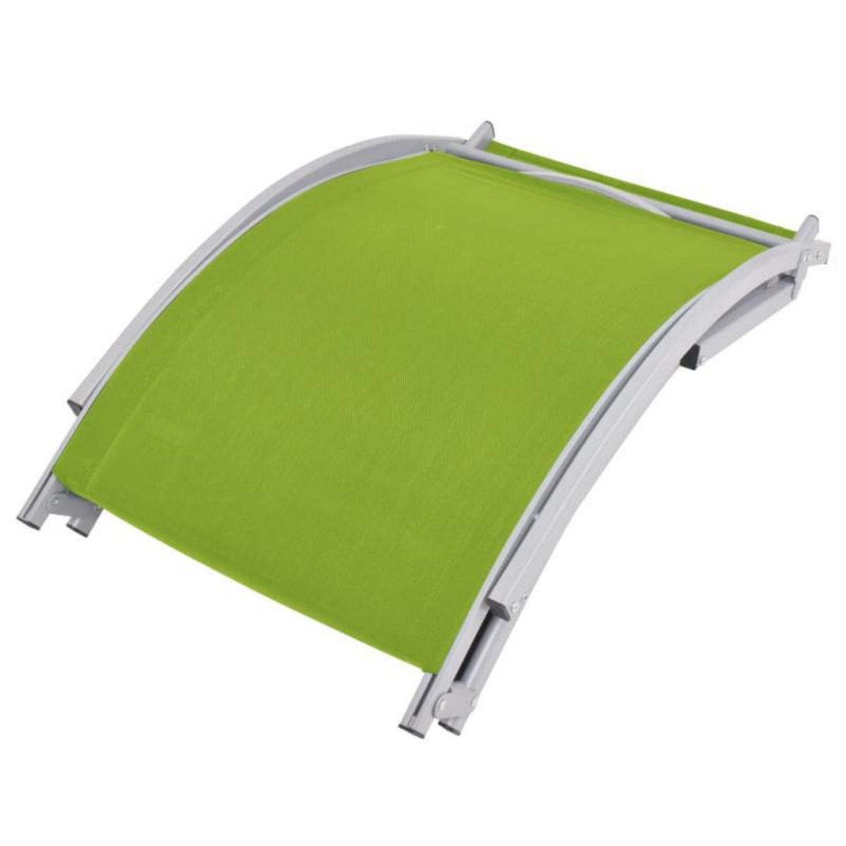 VIDAXL Chaises longues pliables 2 pcs Vert Textilène