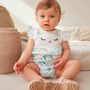 Voir la diapositive 5 : Petit Béguin Barboteuse bébé en gaze de coton Patroika