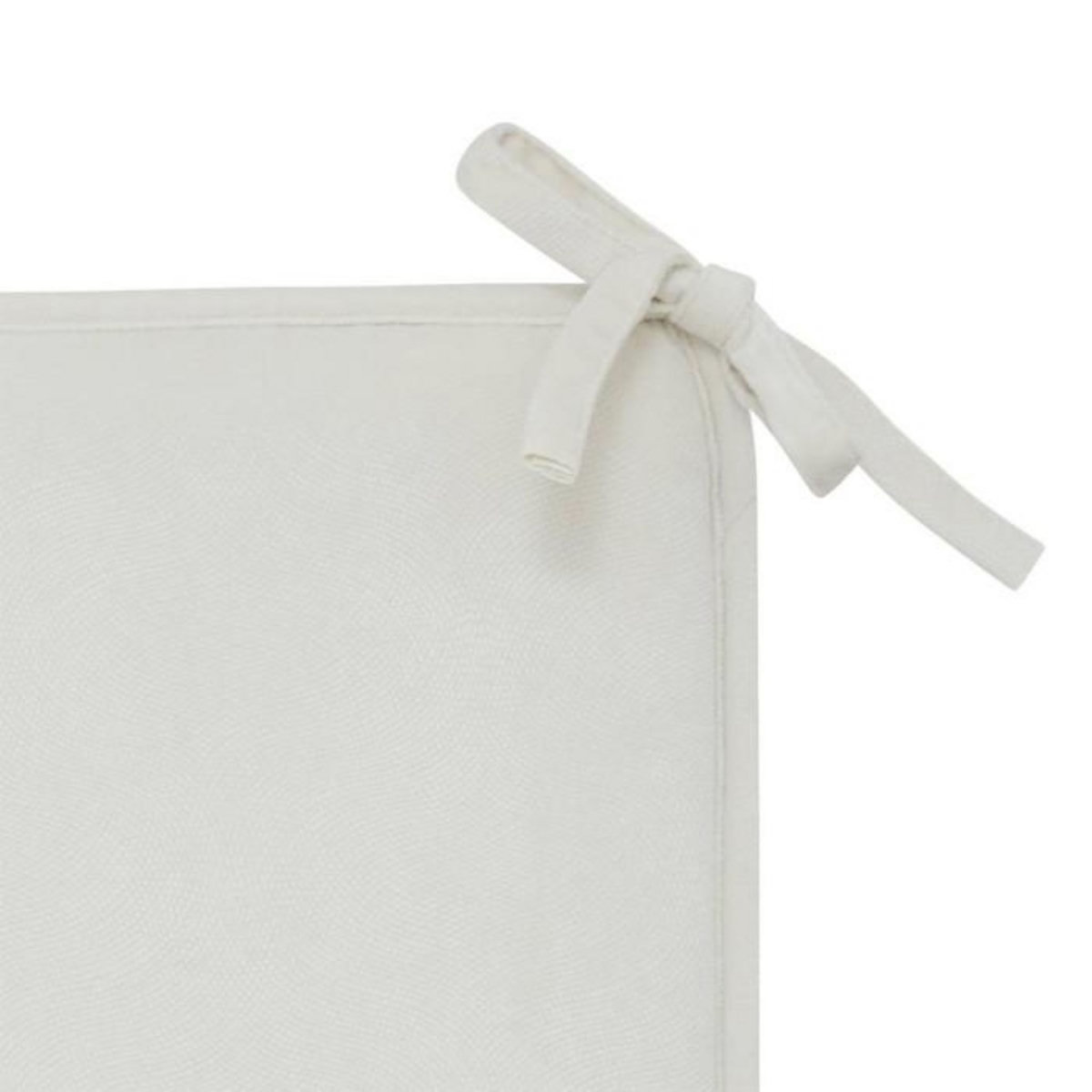 ATMOSPHERA Galette de Chaise Uni  Lilou  38x38cm Ivoire