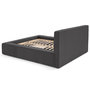 Voir la diapositive 6 : BEST MOBILIER Topaze - lit coffre - 180x200 cm - sommier inclus - velours côtelé