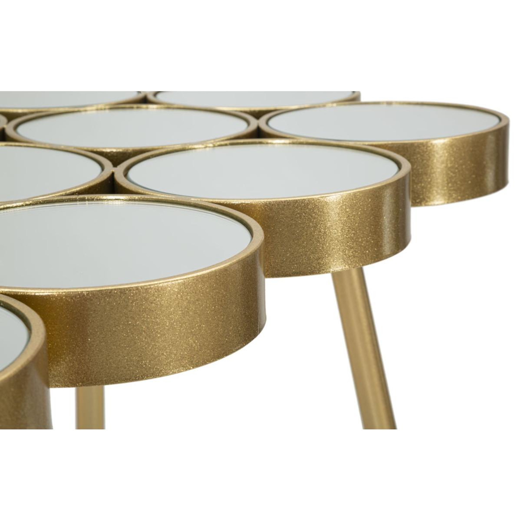 Voir la diapositive 5 : Paris Prix Table d'appoint  bubble  100cm or