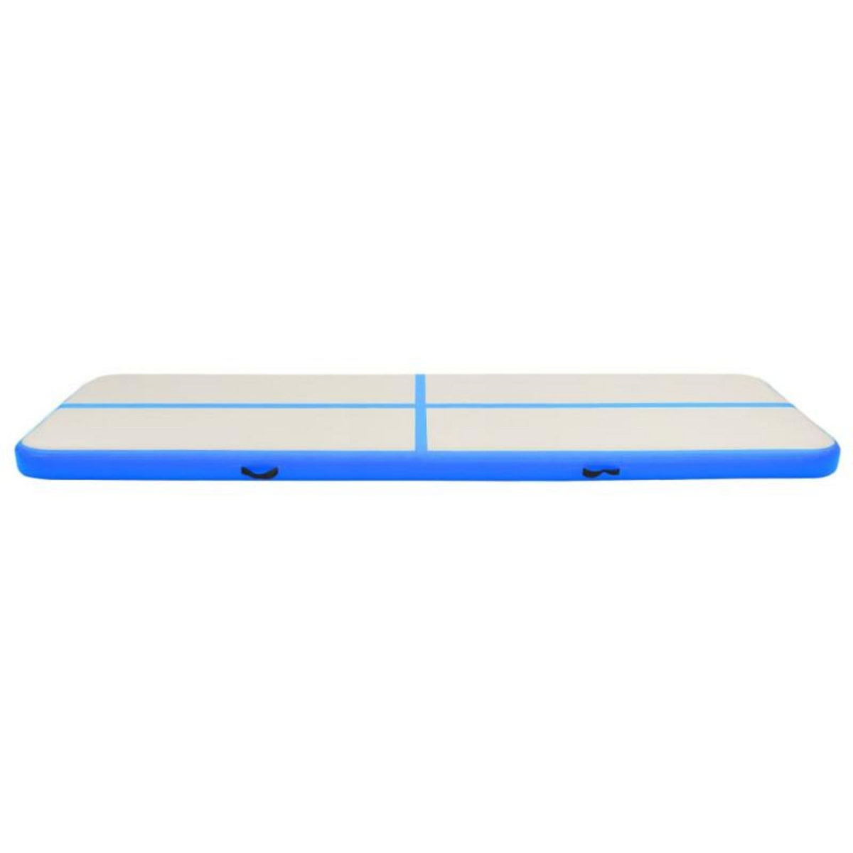 VIDAXL Tapis gonflable de gymnastique avec pompe 700x100x20cm PVC Bleu