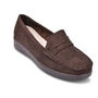Voir la diapositive 1 : OZABI OZABI Mocassins Femme Penny Loafer Daim Confort