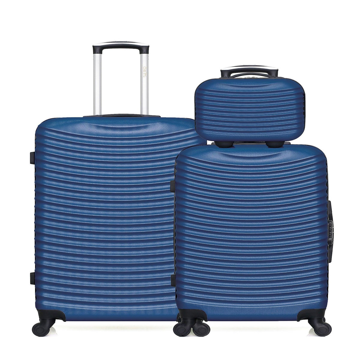 HERO HERO - Lot de 3 - Valise grand format, valise weekend et vanity ETNA