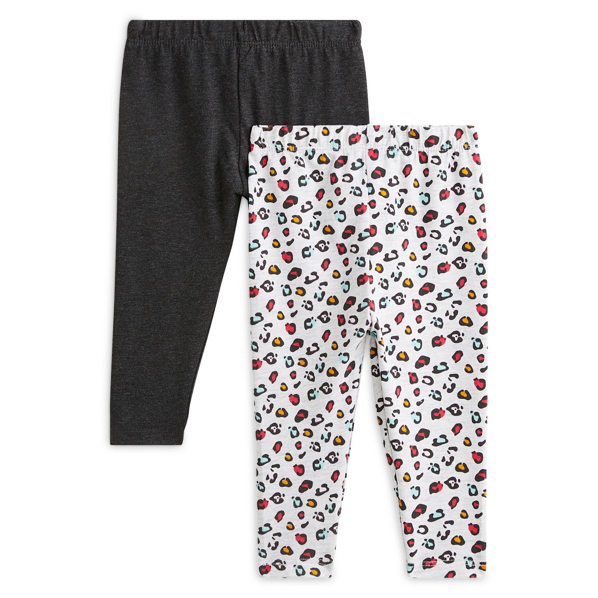 IN EXTENSO Lot de 2 leggings long bébé fille