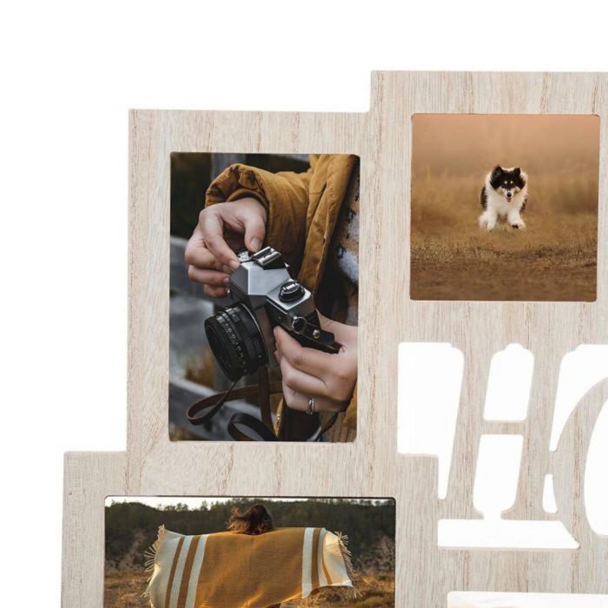 ATMOSPHERA Pêle-Mêle 8 Photos  Maeva  60cm Beige