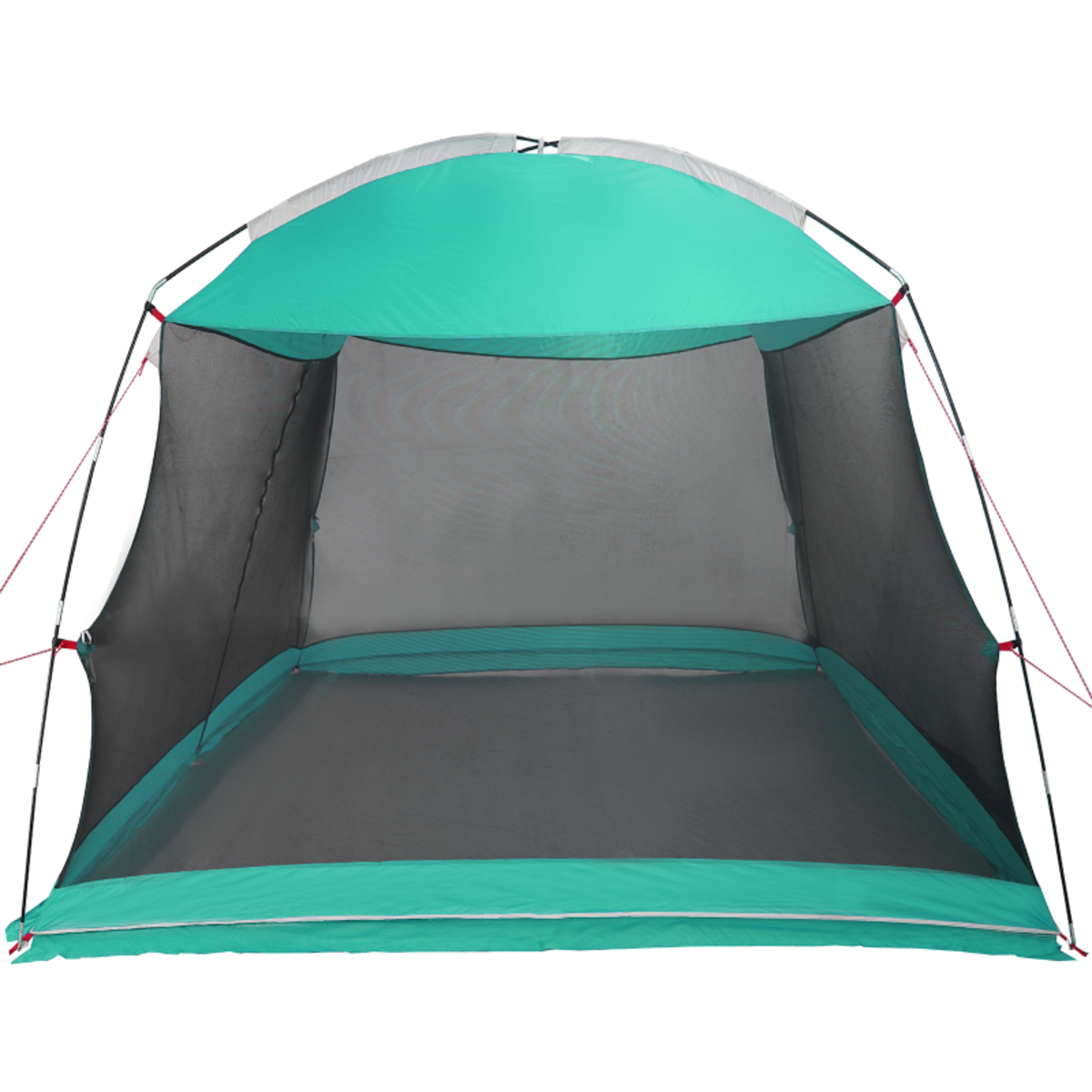 VIDAXL Filet anti moustiques de camping avec porte vert pour 4 personnes imperméable