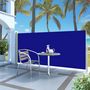 Voir la diapositive 1 : VIDAXL Auvent lateral retractable de patio 140x300 cm Bleu