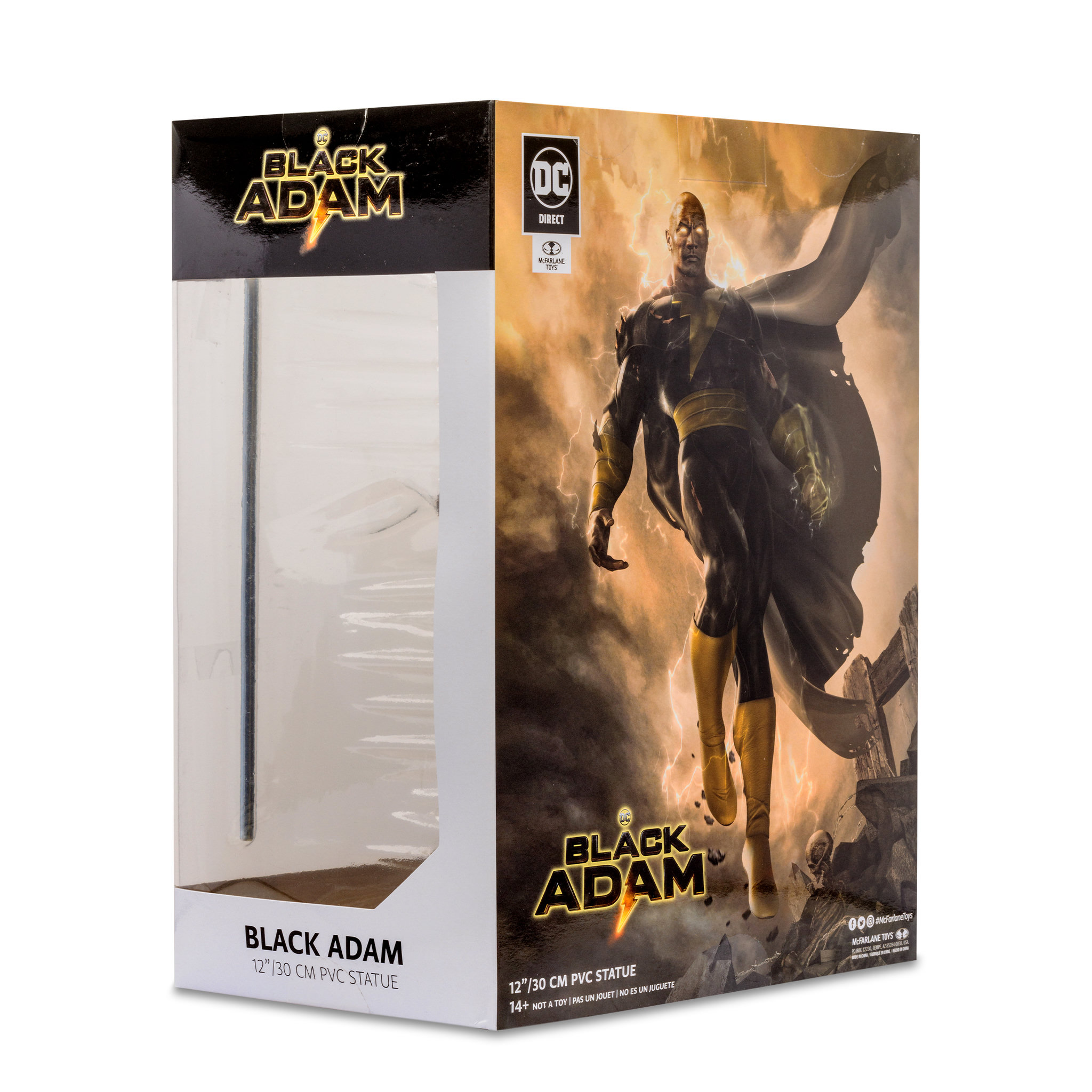 Voir la diapositive 7 : McFarlane Figurine Collector Black ADAM DC Direct By Jim LEE 30cm