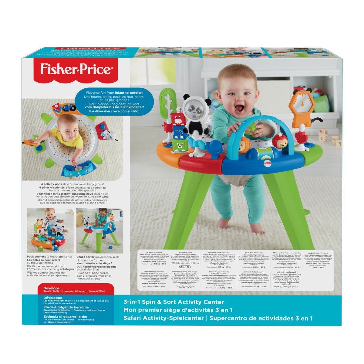 Fisher price Centre d'activités 3 en 1