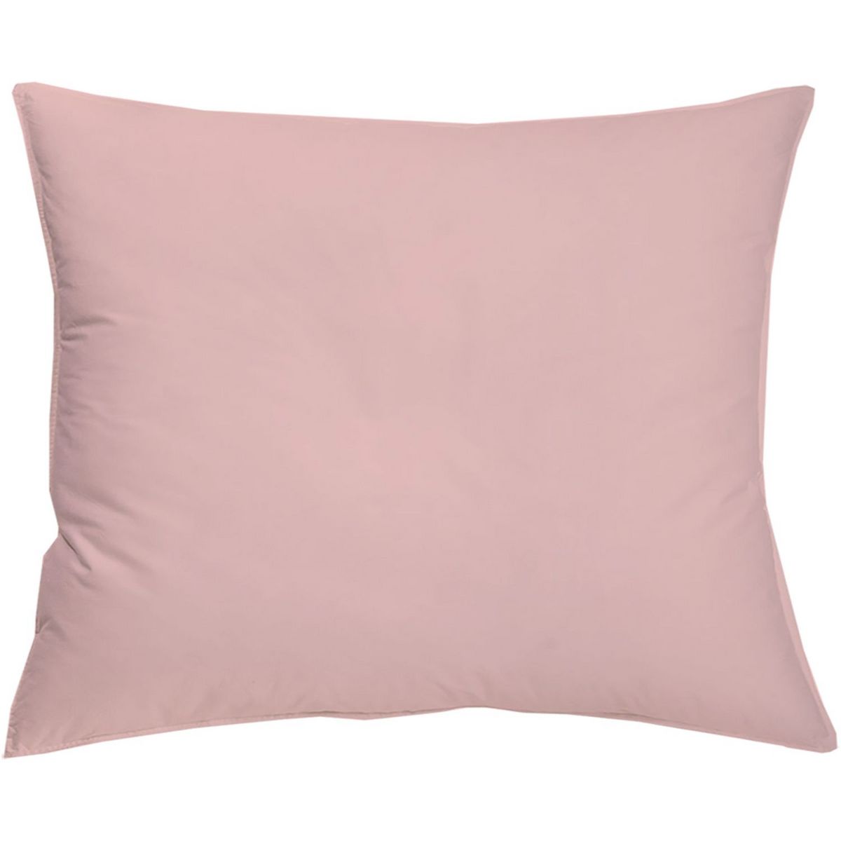 Taie d'oreiller unie en coton percale