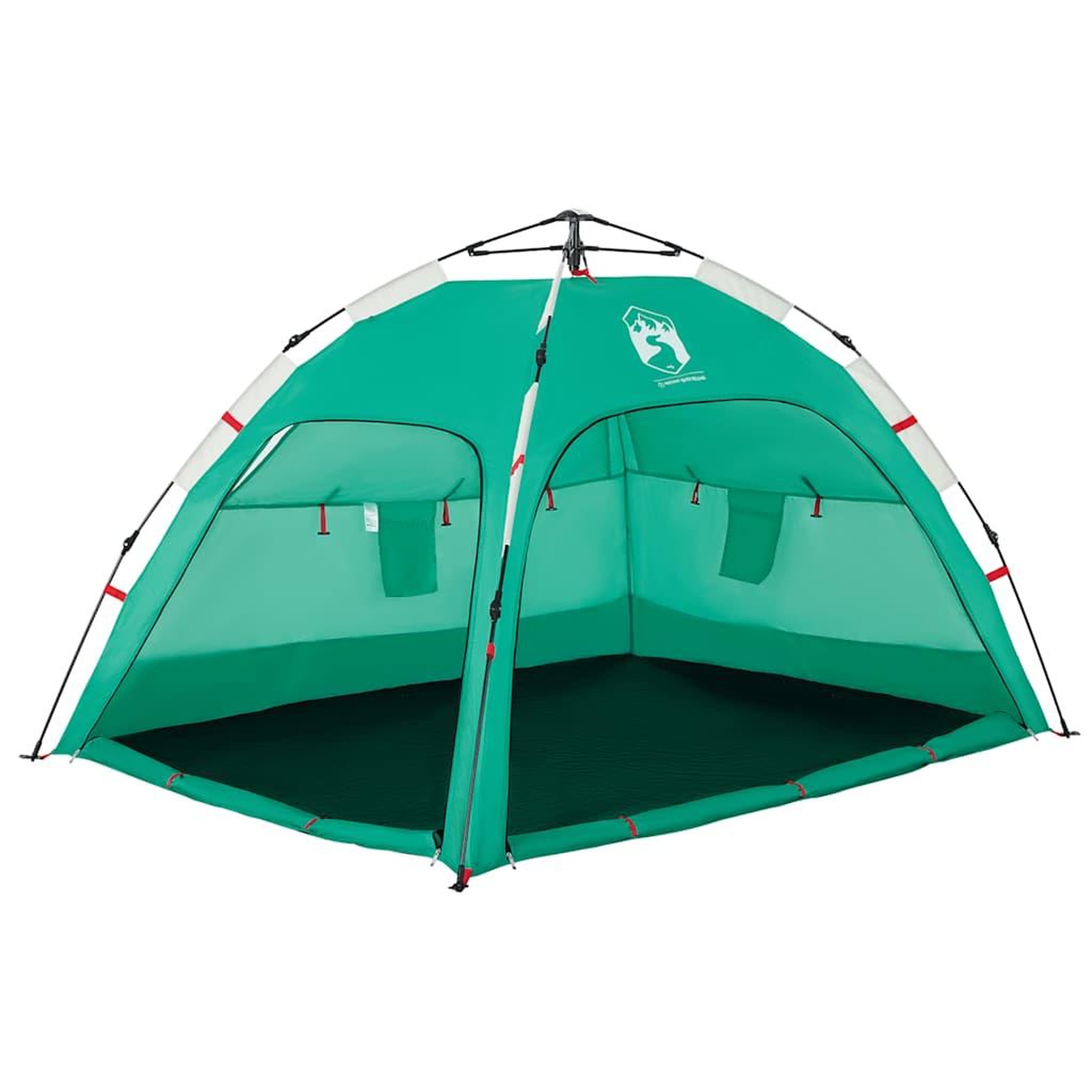 Voir la diapositive 5 : VIDAXL Tente de plage 2 personnes liberation rapide impermeable
