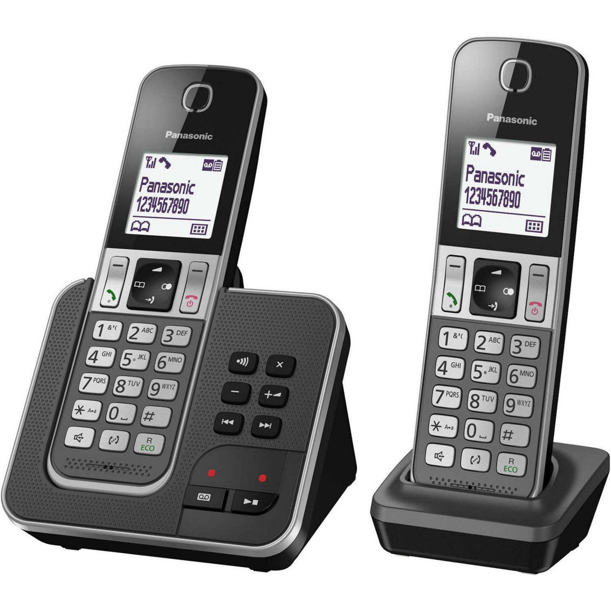 PANASONIC Téléphone sans fil duo dect avec répondeur - kxtgd322frg