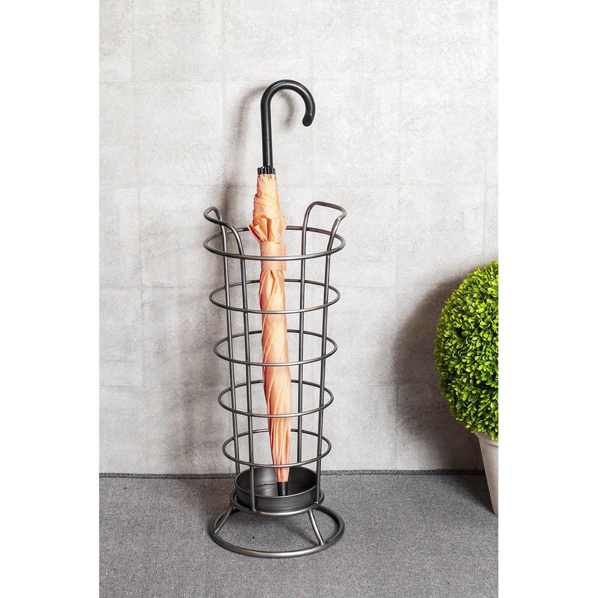 Voir la diapositive 5 : Paris Prix Porte-parapluie design  rondo  65cm anthracite