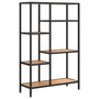 Voir la diapositive 2 : VIDAXL Etagere a livres 80x30x120 cm Acier et bois d'ingenierie