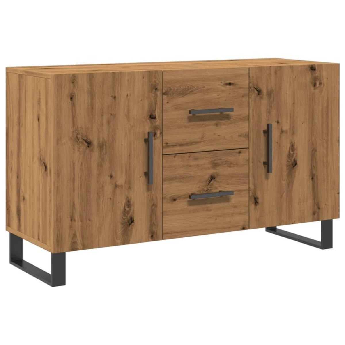 VIDAXL Buffet chene artisanal 100x36x60 cm bois d'ingenierie