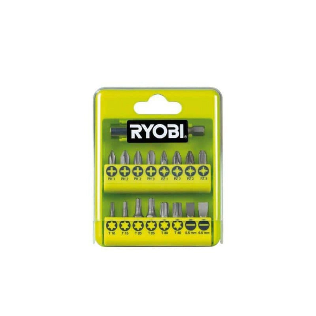 Ryobi Coffret RYOBI 17 accessoires de vissage philips - plat - pozidriv - torx - RAK17SD