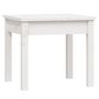 Voir la diapositive 2 : VIDAXL Banc de jardin blanc 50x44x45 cm bois massif de pin