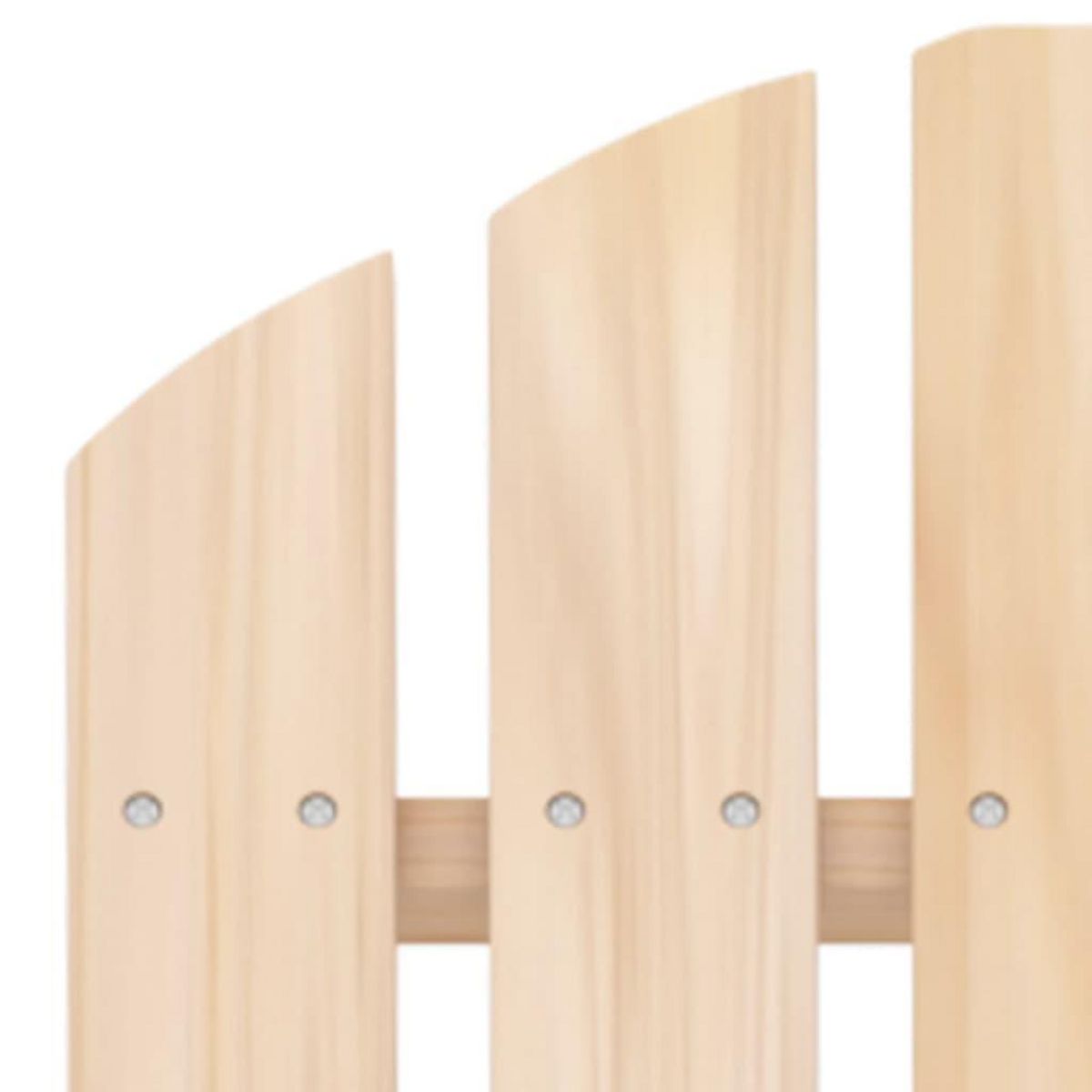 VIDAXL Chaise de jardin Adirondack 2 places bois de sapin massif