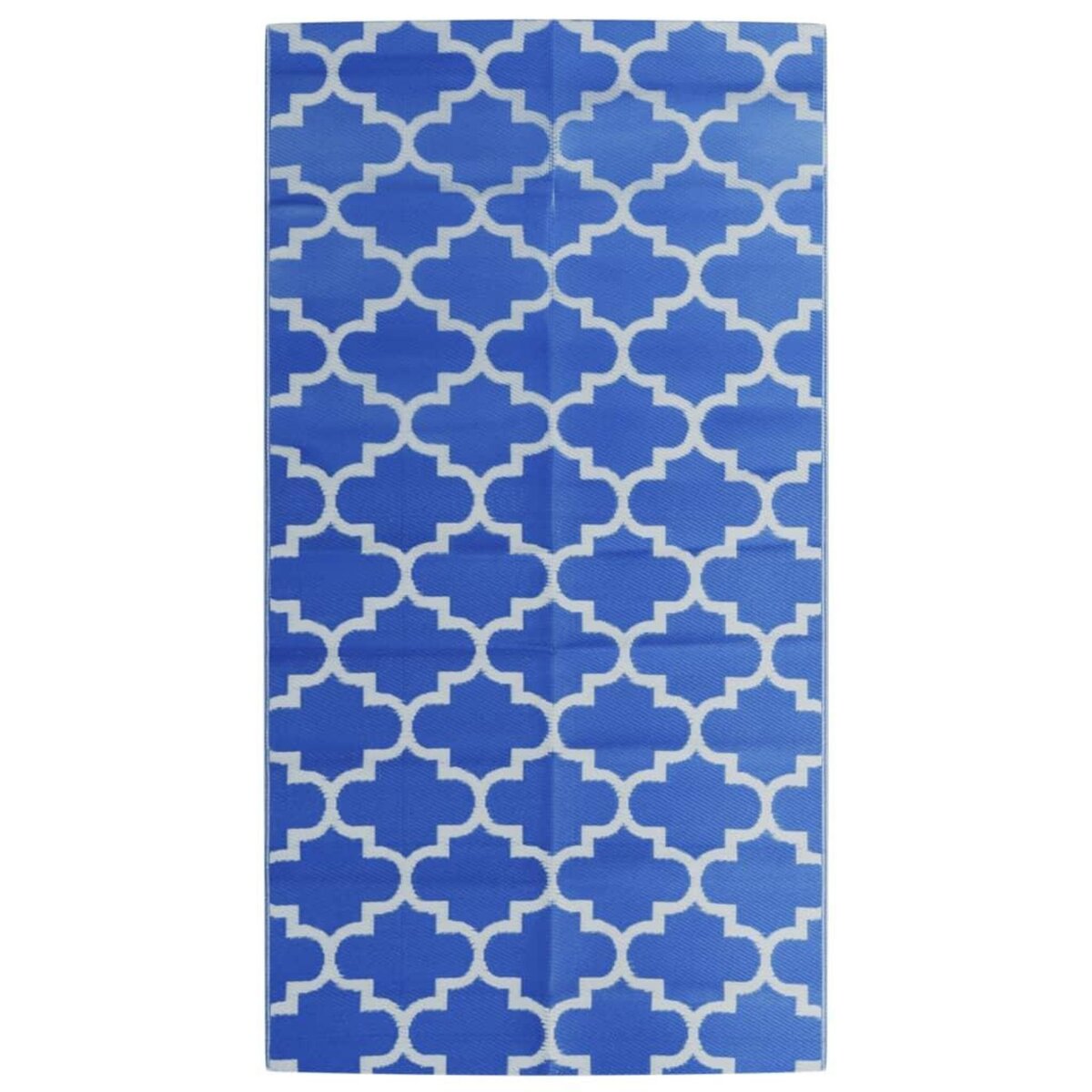 VIDAXL Tapis d'exterieur ARAKIL bleu 80x150 cm PP