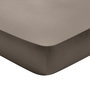 Voir la diapositive 1 : DODO Drap housse Partition Satin de coton Coloris Taupe