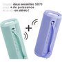 Voir la diapositive 4 : ESSENTIEL B Enceinte portable SB70 ECODESIGN Violet