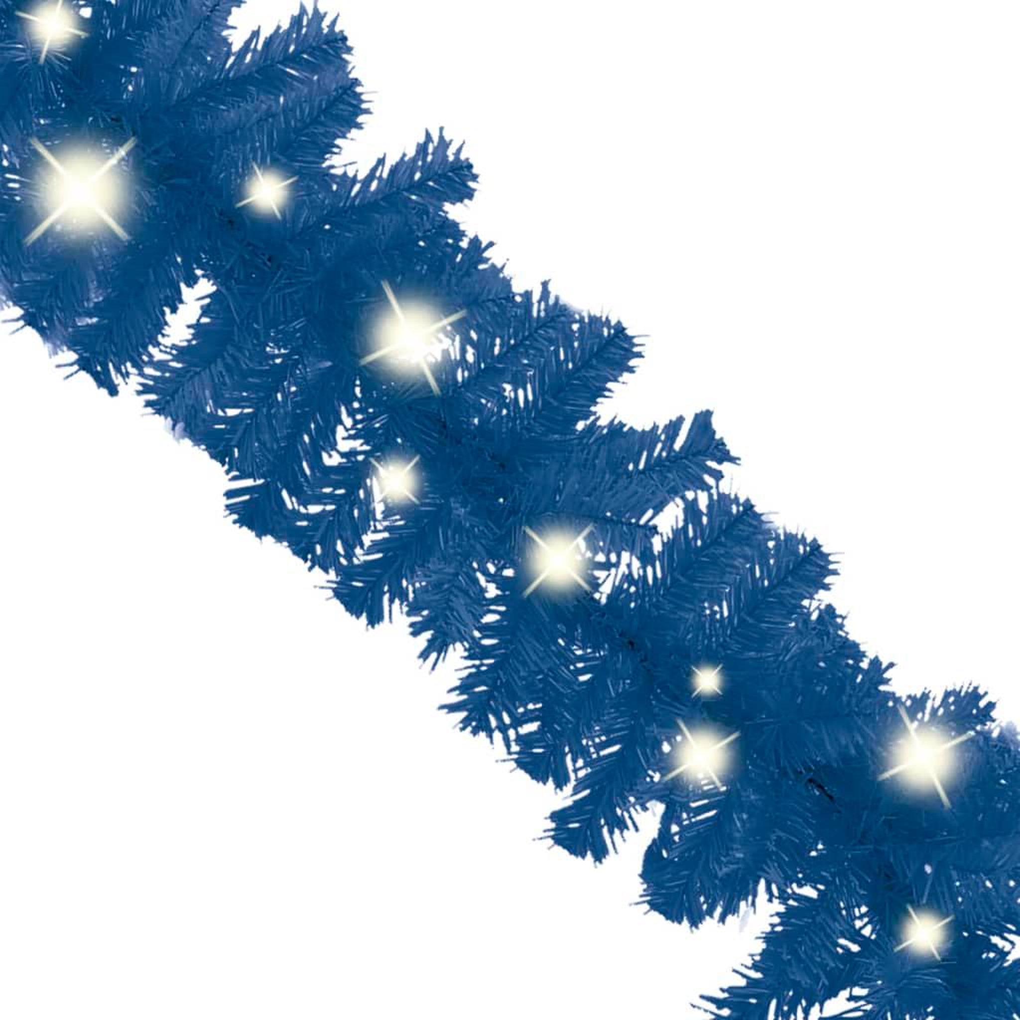 Voir la diapositive 3 : VIDAXL Guirlande de Noël avec lumieres LED 10 m Bleu