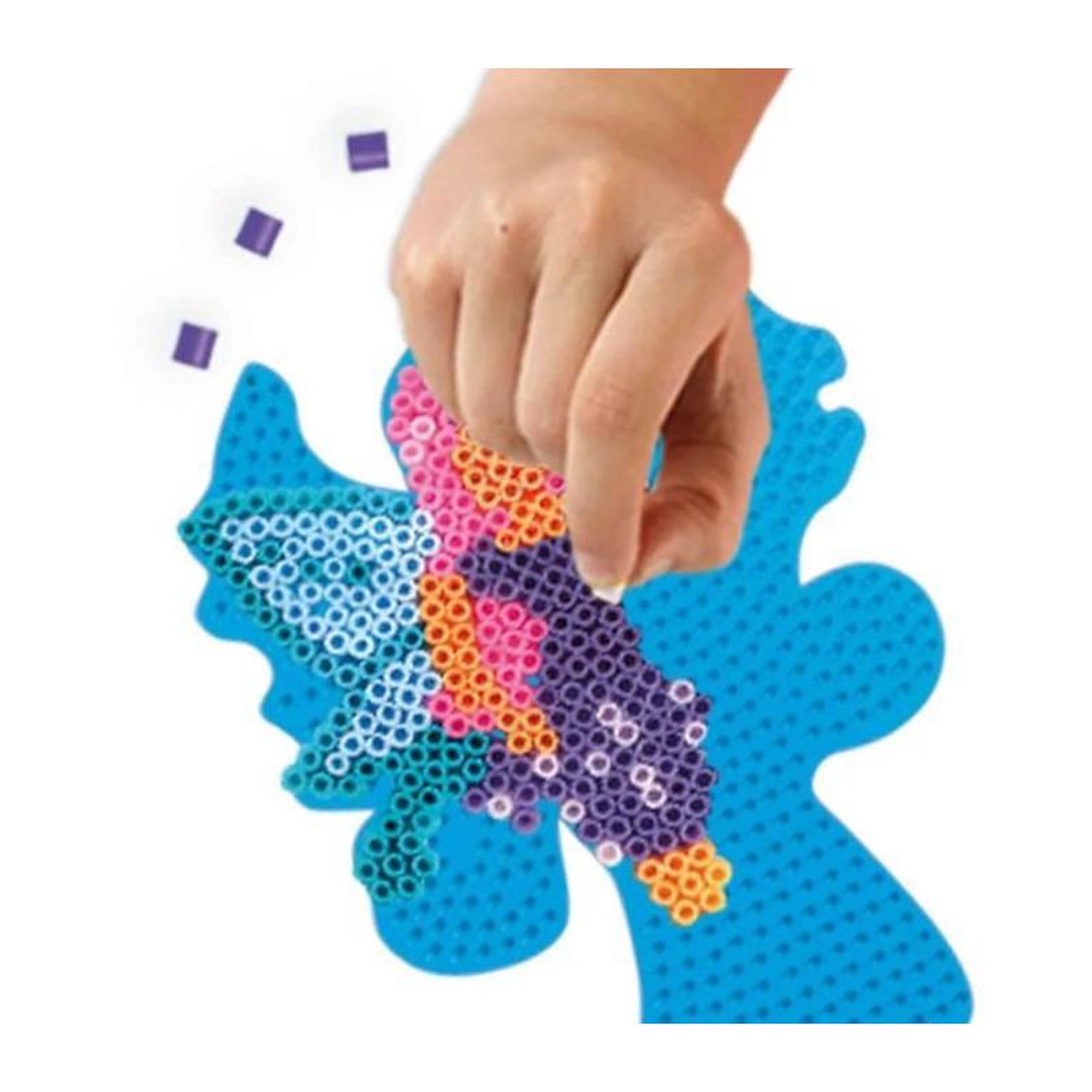 Voir la diapositive 2 : SES Creative Perles a repasser - Fées - SES CREATIVE - Créer des fées magnifiques avec 1200 perles et plateau en forme de fée.