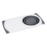 FIVE Planche à Découper Avec Passoire  2 en 1  50cm Gris