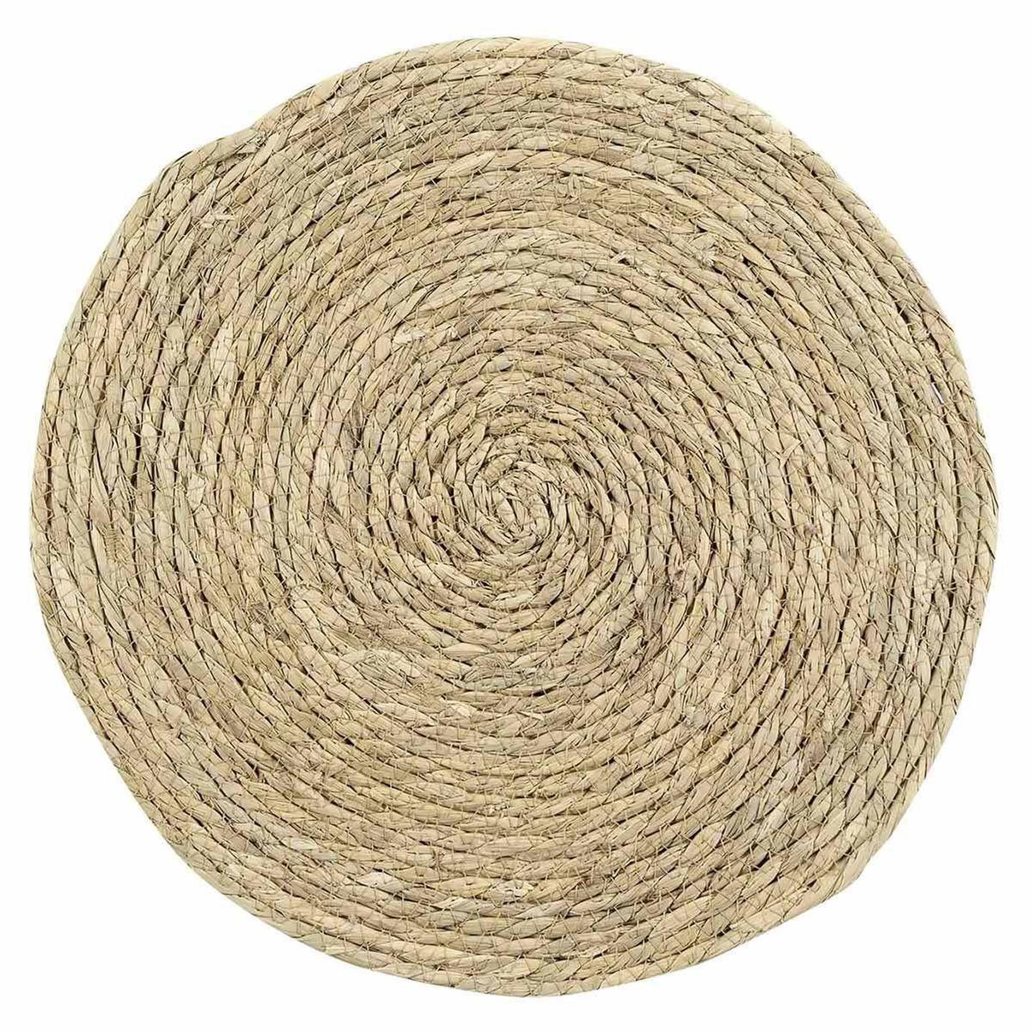 Voir la diapositive 1 : Douceur d'Intérieur Set de Table Rond  Paille de Jonc  38cm Naturel