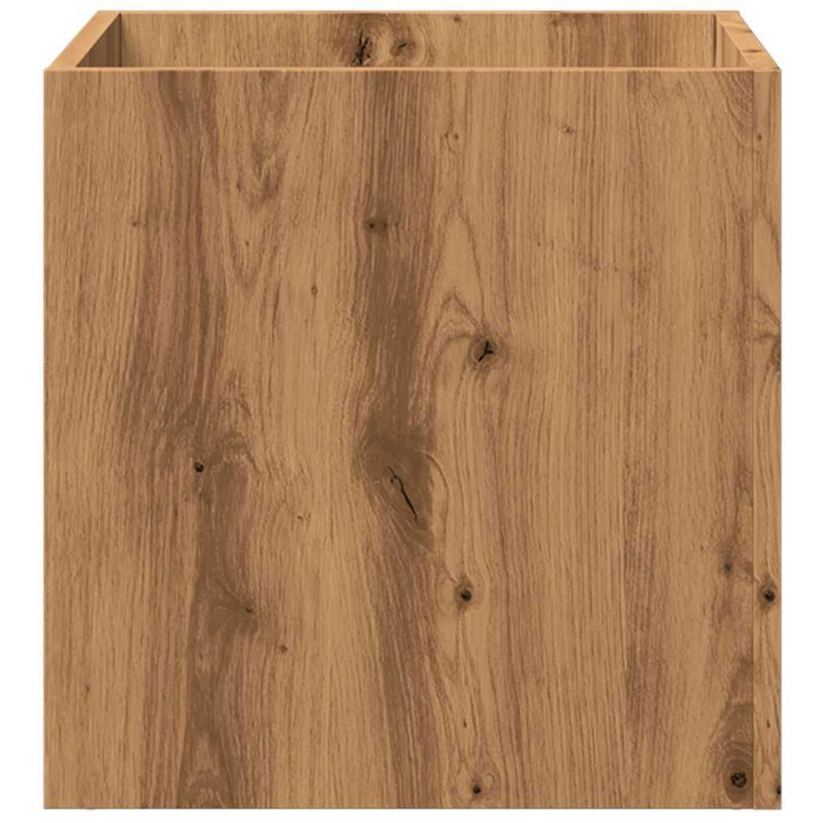 VIDAXL Jardiniere chene artisanal 40x40x40 cm bois d'ingenierie