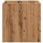 Voir la diapositive 5 : VIDAXL Jardiniere chene artisanal 40x40x40 cm bois d'ingenierie