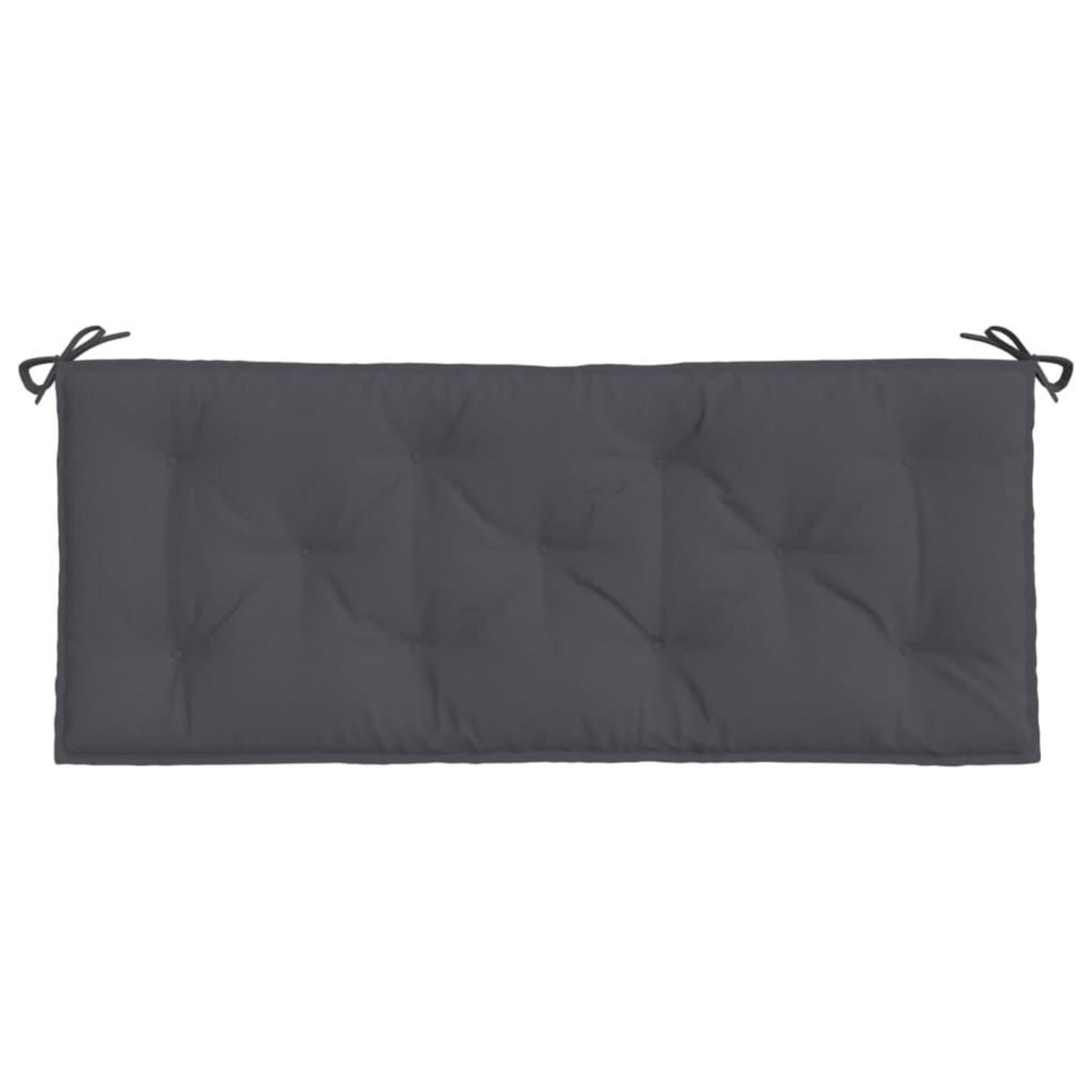 VIDAXL Coussin de banc de jardin anthracite 120x50x7 cm tissu oxford
