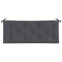 Voir la diapositive 4 : VIDAXL Coussin de banc de jardin anthracite 120x50x7 cm tissu oxford