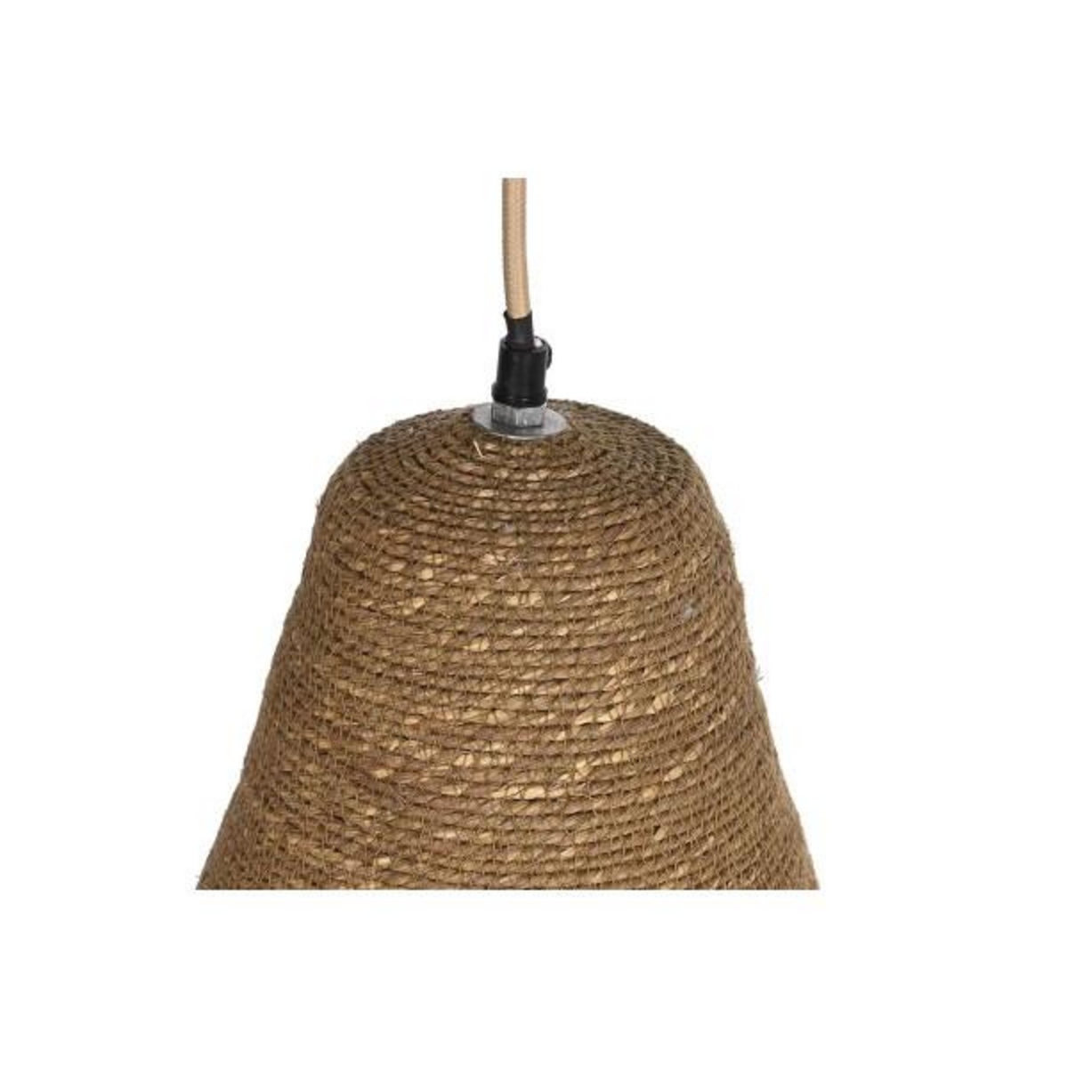 MARKET24 Suspension DKD Home Decor Naturel Fer 50 W Jute (44 x 44 x 67 cm)