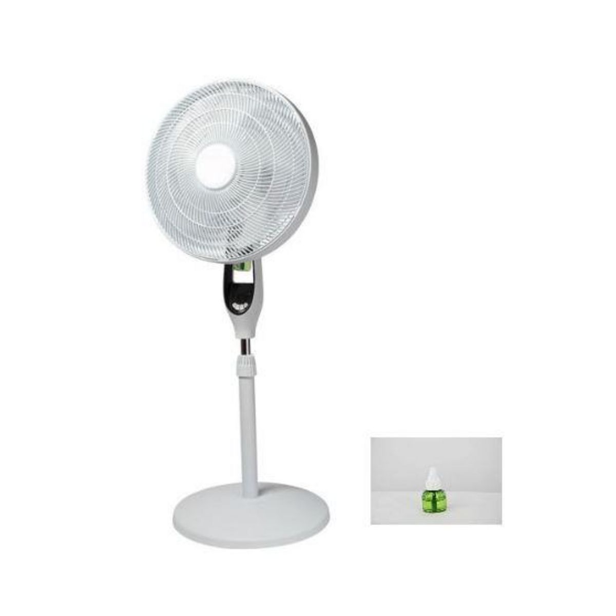 ZERO MOUSTIQUE ZERO MOUSTIQUE : Ventilateur pied 2091 + Recharge anti moustiques 2092 