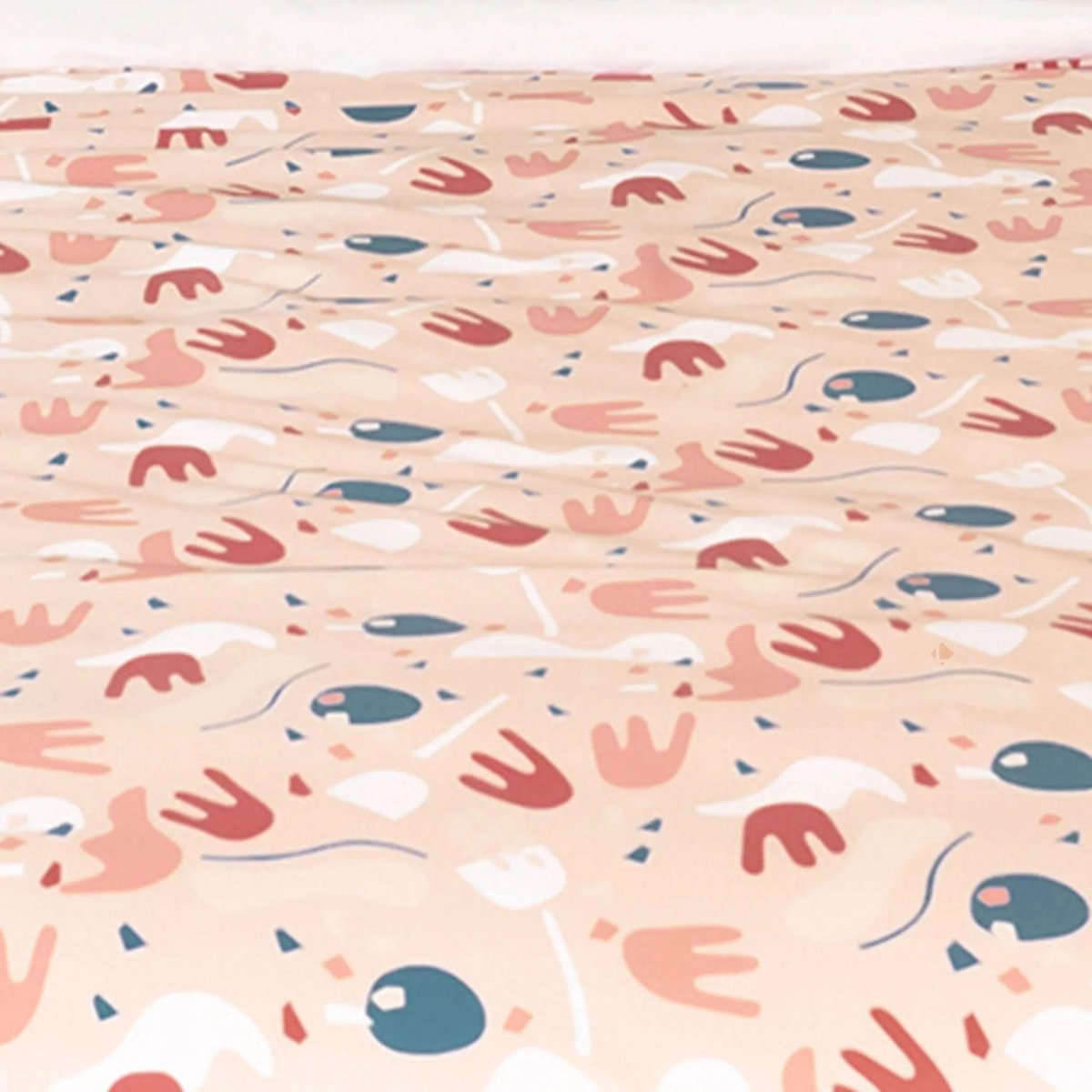 COTE DECO Parure de lit Anaheim - Microfibre 72 g/m² - 220 x 240 cm - Rose