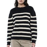 Pieces Pull /Blanc Femme Pieces Klara. Coloris disponibles : Noir