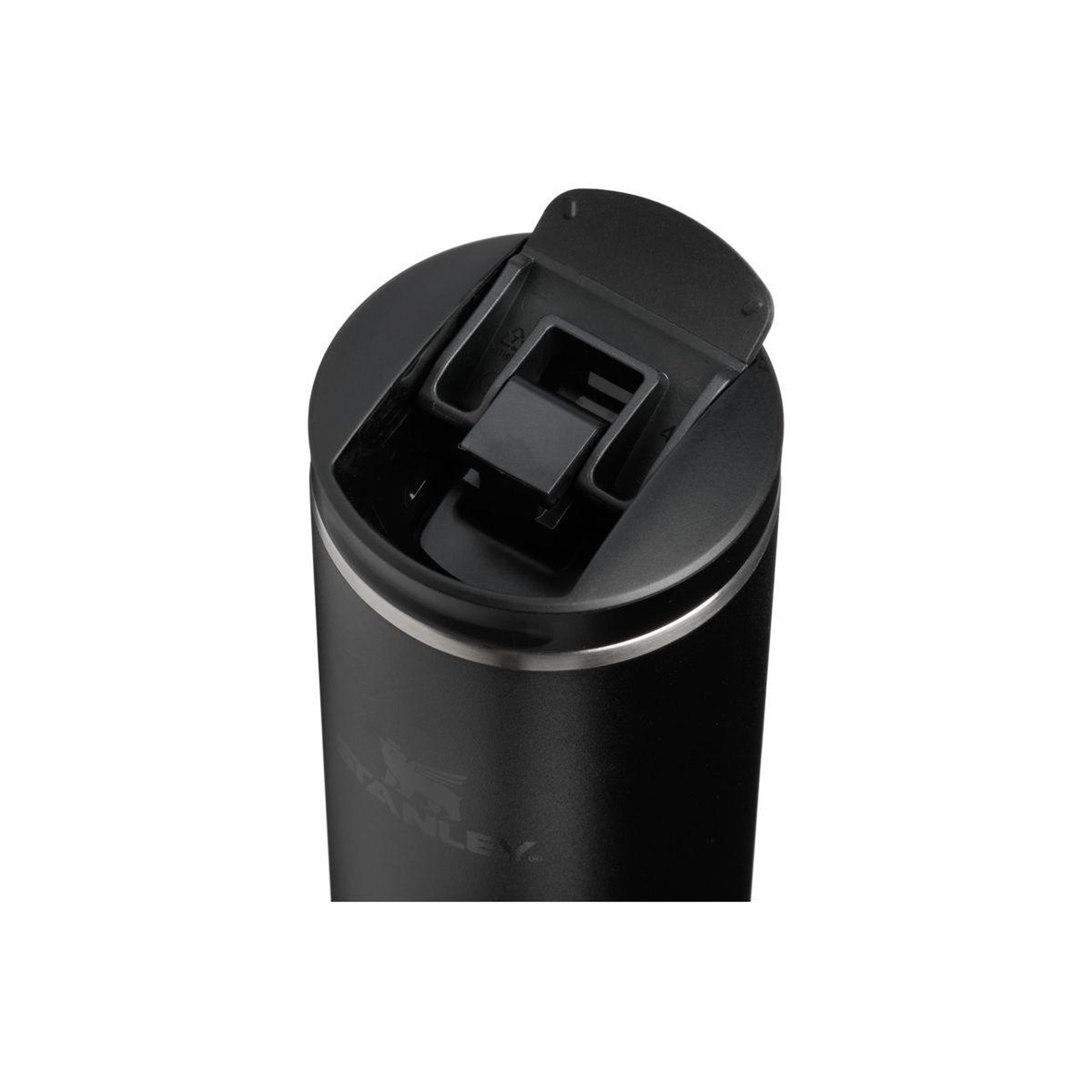 Voir la diapositive 2 : Stanley Bouteille isotherme The Transit FlipTop Mug - Black 2.0