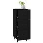 Voir la diapositive 4 : VIDAXL Buffet Noir 34,5x34x90 cm Bois d'ingenierie