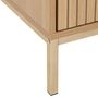 Voir la diapositive 5 : FIVE Table de chevet 2 tiroirs en bois TASSO - Marron